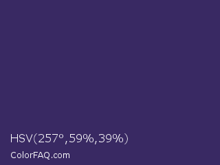 HSV 257°,59%,39% Color Image