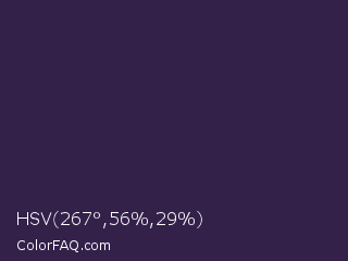 HSV 267°,56%,29% Color Image