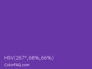 HSV 267°,68%,66% Color Image