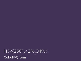 HSV 268°,42%,34% Color Image