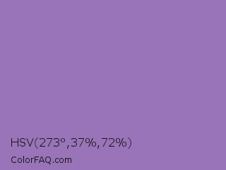 HSV 273°,37%,72% Color Image