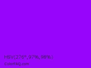 HSV 276°,97%,98% Color Image