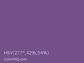 HSV 277°,42%,54% Color Image
