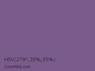 HSV 279°,35%,55% Color Image