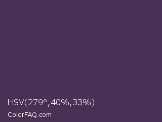 HSV 279°,40%,33% Color Image