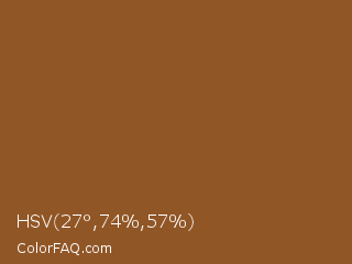 HSV 27°,74%,57% Color Image
