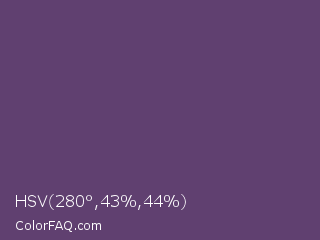 HSV 280°,43%,44% Color Image