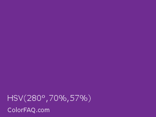 HSV 280°,70%,57% Color Image
