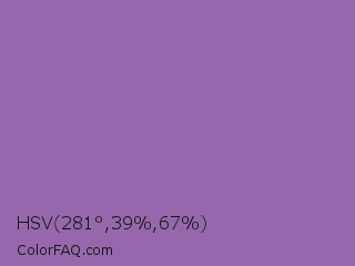 HSV 281°,39%,67% Color Image