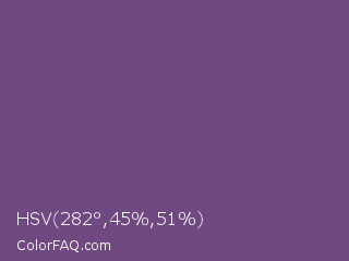 HSV 282°,45%,51% Color Image