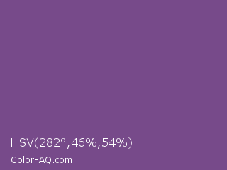 HSV 282°,46%,54% Color Image