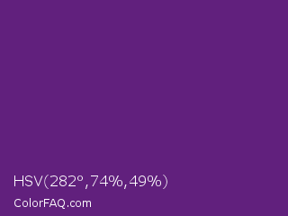 HSV 282°,74%,49% Color Image