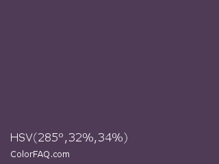 HSV 285°,32%,34% Color Image