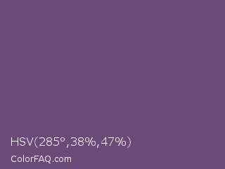 HSV 285°,38%,47% Color Image