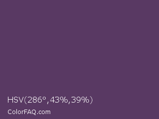 HSV 286°,43%,39% Color Image