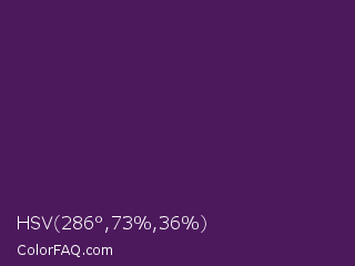 HSV 286°,73%,36% Color Image