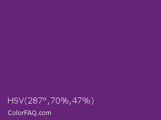 HSV 287°,70%,47% Color Image