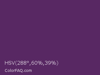 HSV 288°,60%,39% Color Image