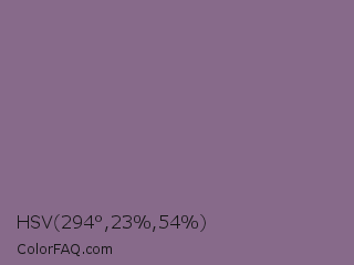 HSV 294°,23%,54% Color Image