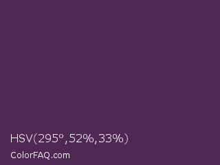HSV 295°,52%,33% Color Image