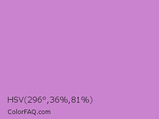 HSV 296°,36%,81% Color Image