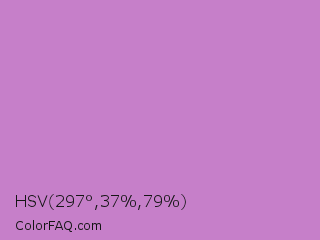 HSV 297°,37%,79% Color Image