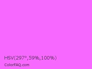 HSV 297°,59%,100% Color Image