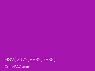 HSV 297°,88%,68% Color Image