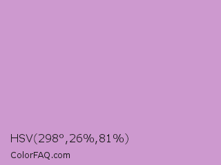 HSV 298°,26%,81% Color Image