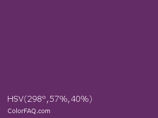 HSV 298°,57%,40% Color Image