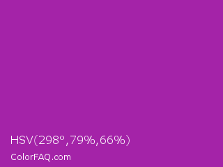HSV 298°,79%,66% Color Image