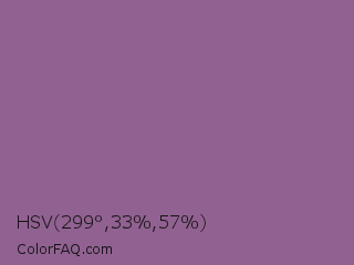 HSV 299°,33%,57% Color Image