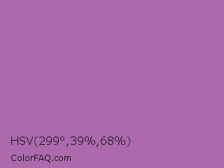 HSV 299°,39%,68% Color Image