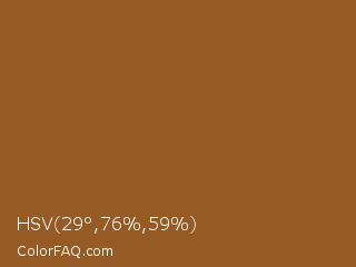 HSV 29°,76%,59% Color Image