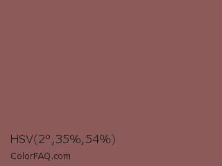 HSV 2°,35%,54% Color Image