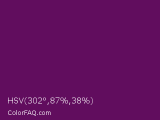 HSV 302°,87%,38% Color Image
