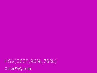 HSV 303°,96%,78% Color Image
