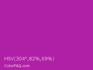 HSV 304°,82%,69% Color Image