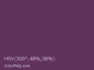 HSV 306°,48%,38% Color Image