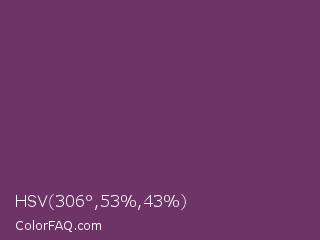 HSV 306°,53%,43% Color Image