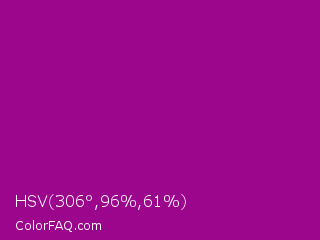 HSV 306°,96%,61% Color Image