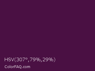 HSV 307°,79%,29% Color Image