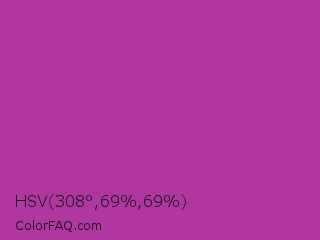 HSV 308°,69%,69% Color Image