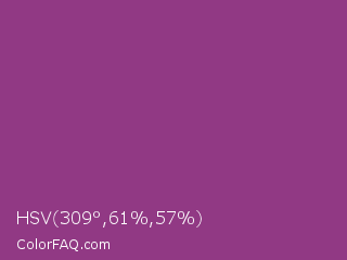 HSV 309°,61%,57% Color Image