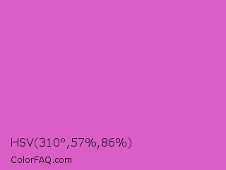 HSV 310°,57%,86% Color Image