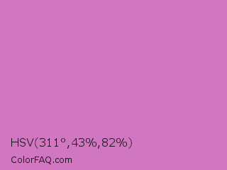 HSV 311°,43%,82% Color Image