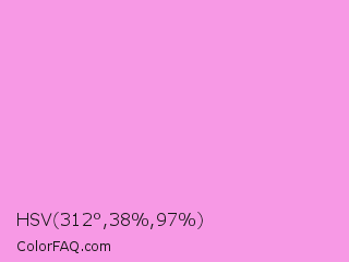 HSV 312°,38%,97% Color Image