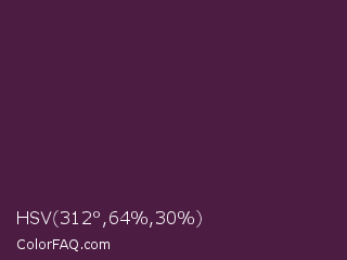 HSV 312°,64%,30% Color Image