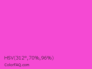 HSV 312°,70%,96% Color Image