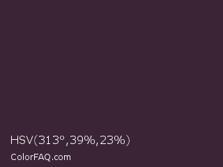 HSV 313°,39%,23% Color Image
